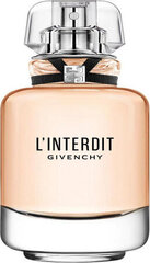 Givenchy L'interdit Etv 80ml hinta ja tiedot | Givenchy Hajuvedet ja tuoksut | hobbyhall.fi