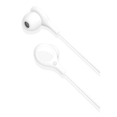 XO wired earphones EP46 jack 3,5mm with noise cancelling white hinta ja tiedot | Kuulokkeet | hobbyhall.fi