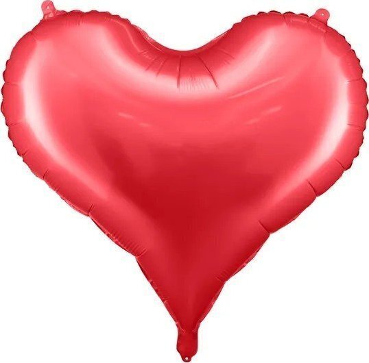 Foliopallo "Heart" 75&64,5cm punainen hinta ja tiedot | Ilmapallot | hobbyhall.fi