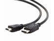 GEMBIRD Kaapeli DISPLAYPORT M -> HDMI M 1M hinta ja tiedot | Kaapelit ja adapterit | hobbyhall.fi