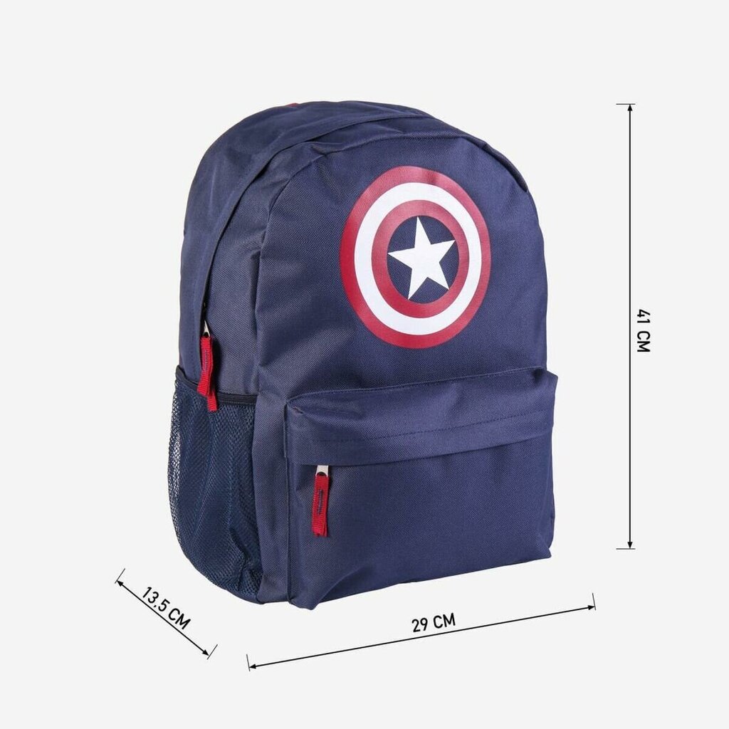 The Avengers Tummansinisen värinen reppu (30 cm x 41 cm x 14 cm) hinta ja tiedot | Koulureput ja -laukut | hobbyhall.fi