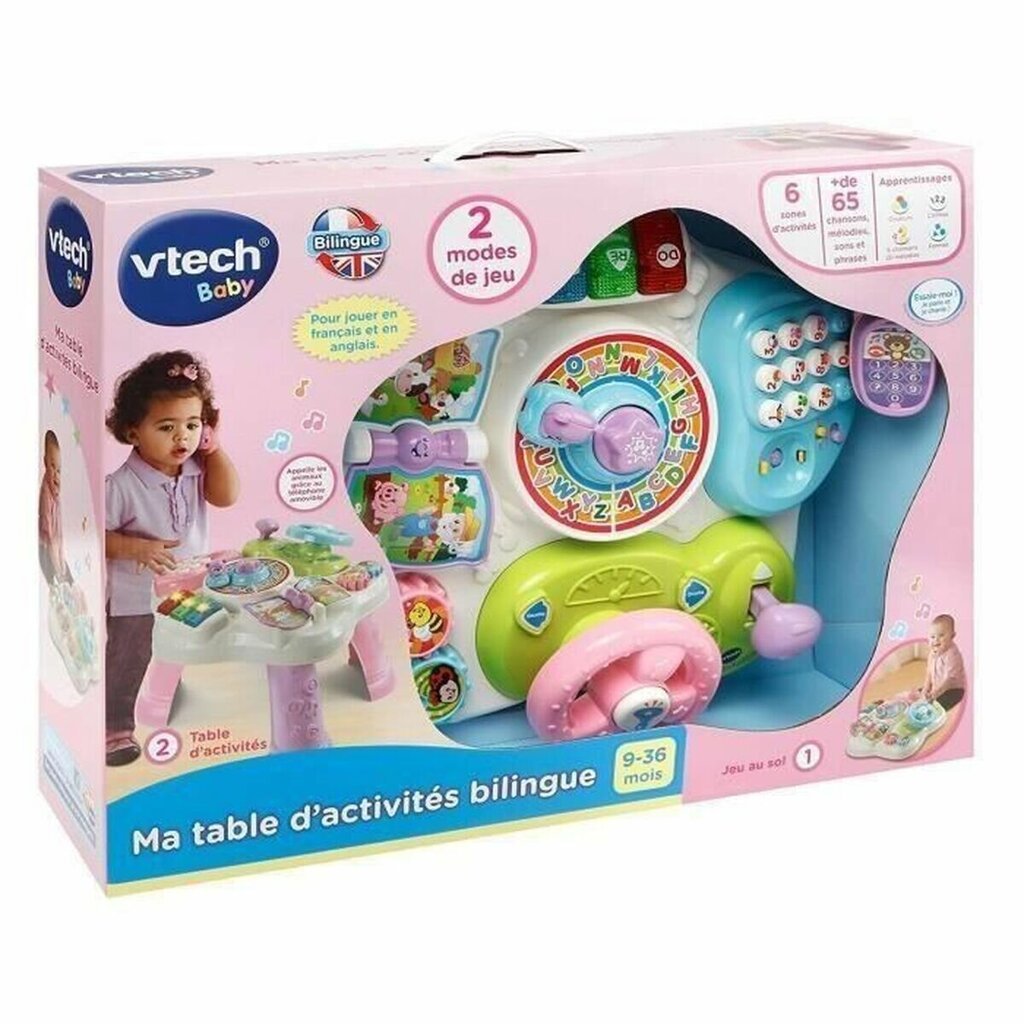 Vtech My Bilingual Activity Table Toimintakeskus hinta ja tiedot | Vauvan lelut | hobbyhall.fi