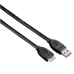 Kaapeli Hama 00053749 USB 3.0 - USB 3.0 Micro B, 0.75m hinta ja tiedot | Kaapelit ja adapterit | hobbyhall.fi