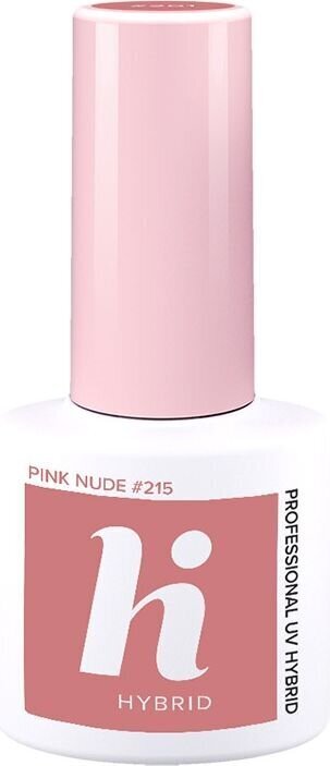 Hi Hybrid 215 -kynsilakka Pink Nude 5 ml hinta ja tiedot | Kynsilakat ja kynsienhoitotuotteet | hobbyhall.fi