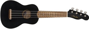 Fender Venice BLK WN - Sopraano ukulele hinta ja tiedot | Fender Soittimet | hobbyhall.fi