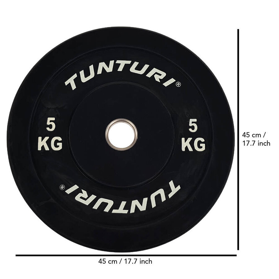 Paino Tunturi, 5 kg, 50 mm hinta ja tiedot | Käsipainot, kahvakuulat ja voimaharjoittelu | hobbyhall.fi