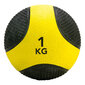 Voimaharjoittelupallo Tunturi 1 kg, keltainen hinta ja tiedot | Treenipallot | hobbyhall.fi