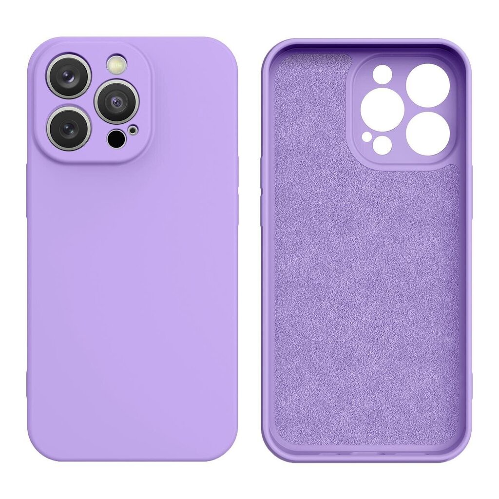Silicone, iPhone 13 Pro Max, violetti hinta ja tiedot | Puhelimen kuoret ja kotelot | hobbyhall.fi