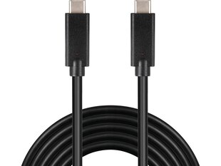 SANDBERG USB-C > USB-C 2M USB 3.1 Gen.2 hinta ja tiedot | Kaapelit ja adapterit | hobbyhall.fi