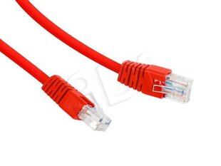 Gembird PP12-0.25M/R Red patch cord cat. 5E molded strain hinta ja tiedot | Kaapelit ja adapterit | hobbyhall.fi