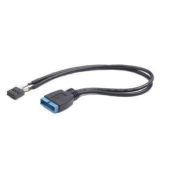 GEMBIRD kaapeli PIN HEADER USB 3.0 (19 PIN) - USB 2.0 (9 PIN), 30CM hinta ja tiedot | Kaapelit ja adapterit | hobbyhall.fi