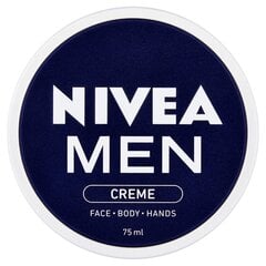 Nivea Universal Cream miehille (voide) 75 ml hinta ja tiedot | Kasvovoiteet | hobbyhall.fi
