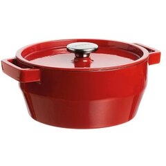 Pyrex SLOWCOOK valurautapata 28cm, 6,3l punainen hinta ja tiedot | Kattilat ja painekattilat | hobbyhall.fi