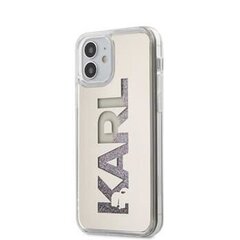 Tag Cover Karl Lagerfeld iPhone 12 5.4'' Liquid Glitter Multi Mirror Cover Hopea hinta ja tiedot | Karl Lagerfeld Puhelimet, älylaitteet ja kamerat | hobbyhall.fi