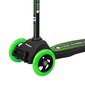 Lasten kolmipyöräinen potkulauta vihreä REBEL KIDS WHEELS GREEN hinta ja tiedot | Potkulaudat | hobbyhall.fi