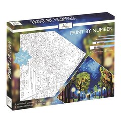 Maalaa numeroiden mukaan Nassau, Midnight walk, 40x50 cm hinta ja tiedot | Maalaa numeroiden mukaan | hobbyhall.fi