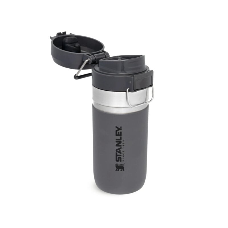 Termospullo The Quick Flip Water Bottle Go 0,47 l, harmaa hinta ja tiedot | Termoskannut ja termosmukit | hobbyhall.fi