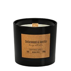 Tuoksukynttilä Cedarwood & Vanilja 300 g hinta ja tiedot | Kynttilät ja kynttilänjalat | hobbyhall.fi