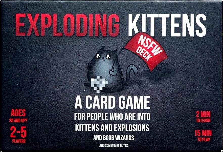 Aikuisten Lautapeli Exploding Kittens: NSFW Deck, ENG hinta ja tiedot | Lautapelit ja älypelit | hobbyhall.fi