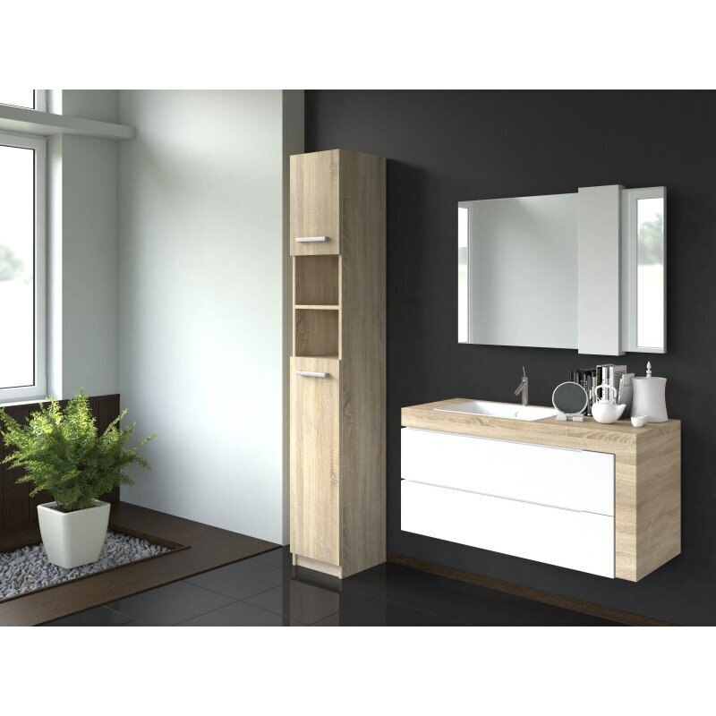 Kylpyhuonekaappi Marbela, tammi hinta ja tiedot | Kylpyhuonekaapit | hobbyhall.fi