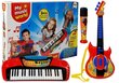 Musiikkisetti 3in1: kitara, piano, mikrofoni hinta ja tiedot | Kehittävät lelut | hobbyhall.fi