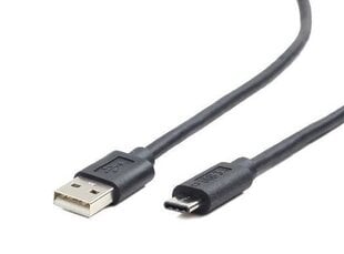 Kaapeli Gembird USB 2.0 AC AM-CM, 1 m, musta hinta ja tiedot | Kaapelit ja adapterit | hobbyhall.fi