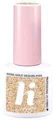 Hi Hybrid 135 -kynsilakka Rose Gold Sequin 5ml hinta ja tiedot | Kynsilakat ja kynsienhoitotuotteet | hobbyhall.fi