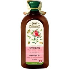 Yrttishampoo kuiville hiuksille Arganöljy & Garnet Green Pharmacy Herbal Care Shampoo For Dry Hair, 350ml hinta ja tiedot | Shampoot | hobbyhall.fi
