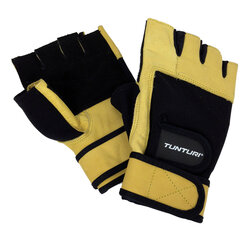 Tunturi Fitness Gloves High Impact, XXL-koko, keltainen/musta hinta ja tiedot | Kuntosalihanskat | hobbyhall.fi