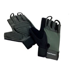 Tunturi Fitness Gloves Pro Gel, L-koko, harmaa/musta hinta ja tiedot | Kuntosalihanskat | hobbyhall.fi