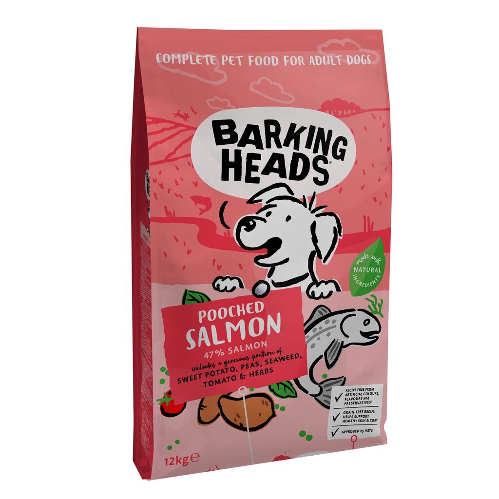 Kuivaruoka koirille Barking Heads Fusspot, 12 kg hinta ja tiedot | Koiran kuivaruoka | hobbyhall.fi