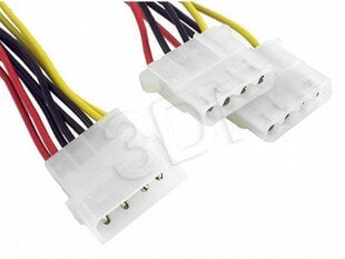 Molex - 2x Molex hinta ja tiedot | Kaapelit ja adapterit | hobbyhall.fi