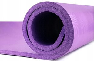Zipro harjoitusmatto 180 cm x 60 cm x 1,5 cm violetti hinta ja tiedot | Joogamatot | hobbyhall.fi