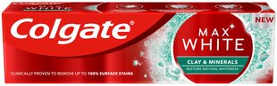 Colgate Max White Clay & Minerals hammastahna 75ml hinta ja tiedot | Suuhygienia | hobbyhall.fi