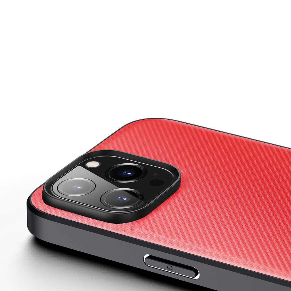 Dux Ducis Fino iPhone 14 Pro Max -puhelimelle punainen hinta ja tiedot | Puhelimen kuoret ja kotelot | hobbyhall.fi