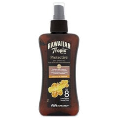 Hawaiian Tropic Protective (Dry Spray Oil) kuivaöljysuihke SPF 8, 200 ml hinta ja tiedot | Aurinkovoiteet | hobbyhall.fi