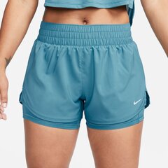 Nike naisten shortsit ONE DF MR 3IN 2N1 SHORT, sininen hinta ja tiedot | Naisten urheiluvaatteet | hobbyhall.fi