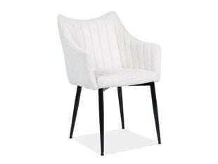 Signal Meble Mila, mustan värinen 2-osainen tuolien setti hinta ja tiedot | Ruokapöydän tuolit | hobbyhall.fi