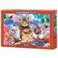 Kittens with Flower / Kissanpennut ja kukat -palapeli 53513, 500 palaa hinta ja tiedot | Palapelit | hobbyhall.fi