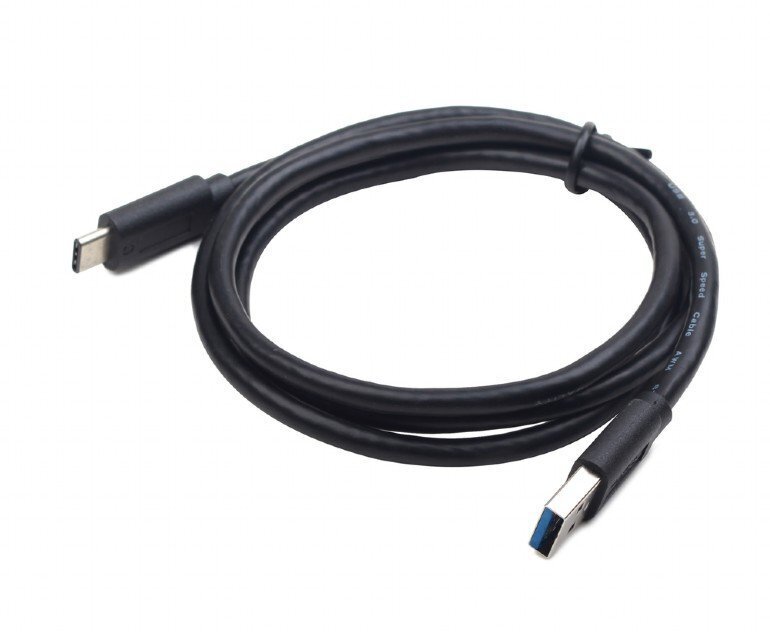Kaapeli Gembird USB 3.0, sopii tyyppi-C (AM / CM), 1 m, musta hinta ja tiedot | Kaapelit ja adapterit | hobbyhall.fi