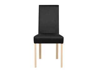 BRW Campel 2 tuolin setti, ruskea/musta hinta ja tiedot | Ruokapöydän tuolit | hobbyhall.fi