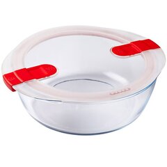 Pyrex Lämmönkestävä ruoan säilytyskulho Cook & Heat, 2,3 l hinta ja tiedot | Elintarvikkeiden säilytysastiat | hobbyhall.fi