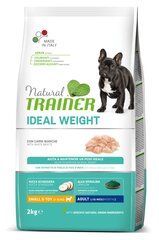 Kuivaruoka koirille valkoinen liha Natural Trainer Ideal Weight pienille ja erittäin pienille koiraroduille, 2 kg hinta ja tiedot | Trainer Natural Lemmikit | hobbyhall.fi