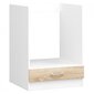 NORE Lima S60 keittiönkaappi, 82 x 40 x 44,5 cm, valkoinen/tammi hinta ja tiedot | Keittiön kaapit | hobbyhall.fi