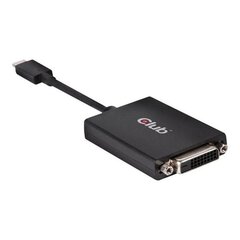 Club 3D USB 3.1 type C - DVI-D active adapteri hinta ja tiedot | Kaapelit ja adapterit | hobbyhall.fi
