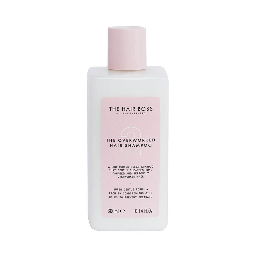 Syväravitseva shampoo kuiville ja vaurioituneille hiuksille Hair Boss Lisa Shepherd The Overworked Hair Shampoo, 300 ml hinta ja tiedot | Shampoot | hobbyhall.fi