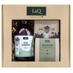 Setti Laq: Vahvistava shampoo, 300ml + kasvoöljy, 50ml + saippua, 85ml hinta ja tiedot | LaQ LaQ Hajuvedet ja kosmetiikka | hobbyhall.fi