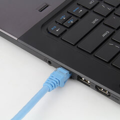 Unitek Cable Patchcord UTP CAT.6 BLUE 5M; Y-C812ABL hinta ja tiedot | Kaapelit ja adapterit | hobbyhall.fi