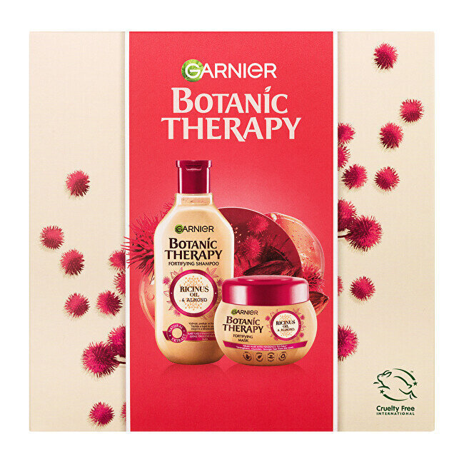 Setti Garnier Ricinus Oil & Almond: shampoo, 250 ml + hiusnaamio, 300 ml hinta ja tiedot | Shampoot | hobbyhall.fi