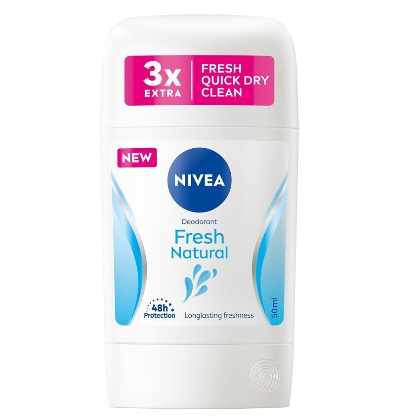 Deodorantti Nivea Fresh Natural, 50 ml hinta ja tiedot | Deodorantit | hobbyhall.fi